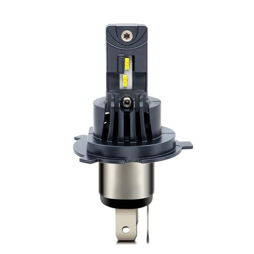 SOFOC Bombilla H4 12V 24V LED Faro Motocicleta Blanco Ventilador Integrado 48V 9-60V AC/DC Luz Alta/Baja 3500LM 35W Plug and Play 1Pieza