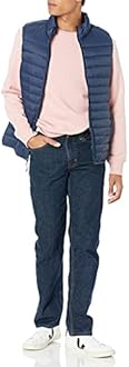 Amazon Essentials Mens Lightweight Water-Resistant Packable Puffer Vest