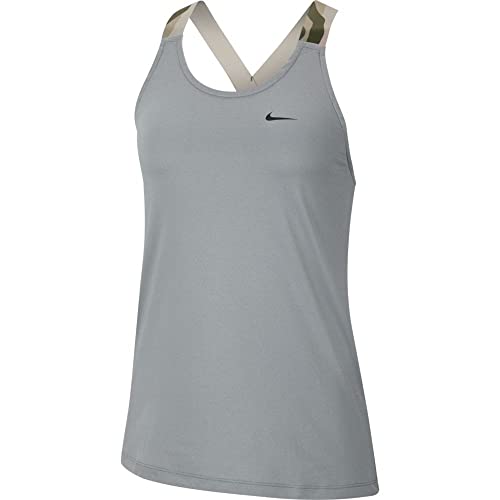 Nike Elastika Pp2 Camo T-shirt de sport pour femme au motif camouflage noir et gris