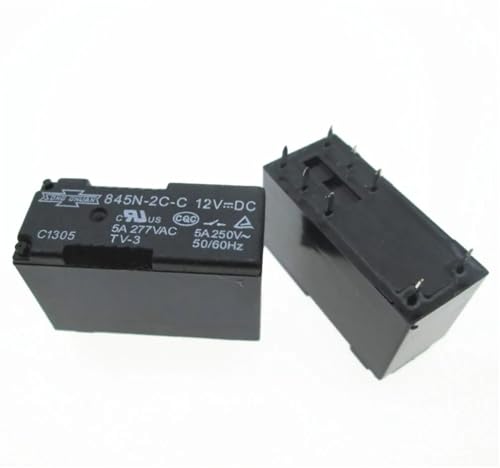 Relais 12V 845N-2C-C-12VDC domotique et réparation de carte électronique de portail