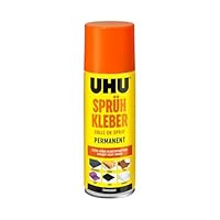 Uhu 46740 - Sprühkleber Permanent + Transparent 200 ml