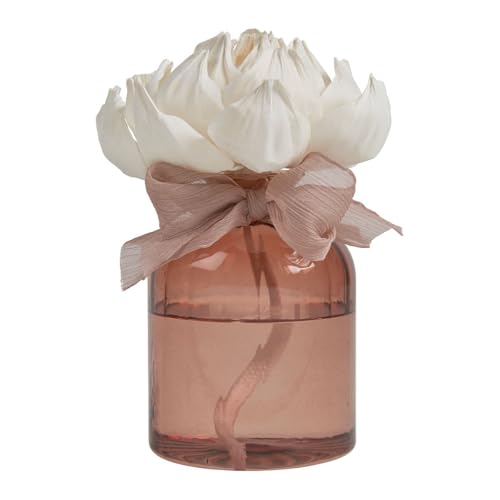 Vetro rosa Mathilde M. Solifleur Flora - Diffusore di profumo per ambiente 200 ml, velo di lino