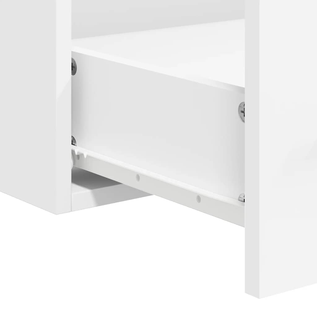 SYDE Armario de Baño con Espejo, Madera de Ingeniería Blanco | Montaje en Pared, Amplio Almacenaje, Resistente a la Humedad, Diseño Minimalista