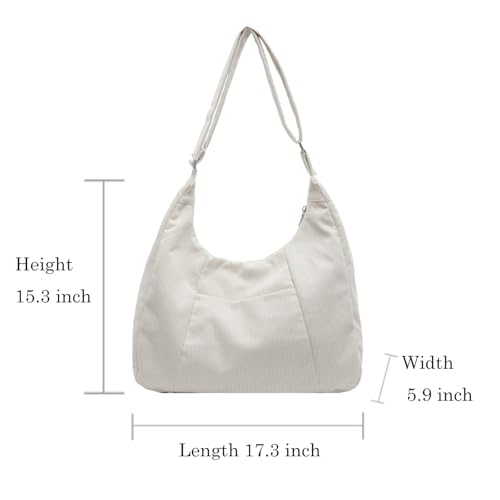 Bolso Tote Crossbody de Pana para Mujer miniatura 7