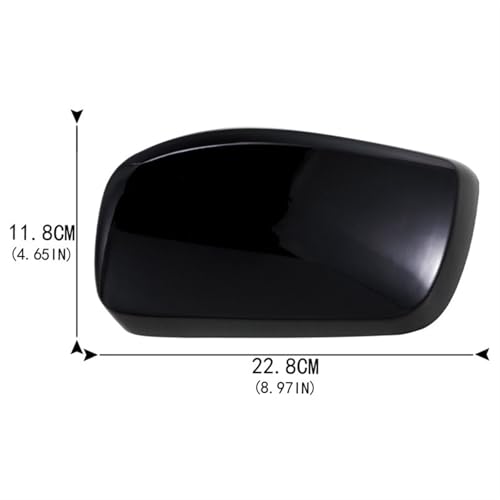 Capuchon couverture miroir BMW E60 E61 2004-2008 rétroviseur carbone