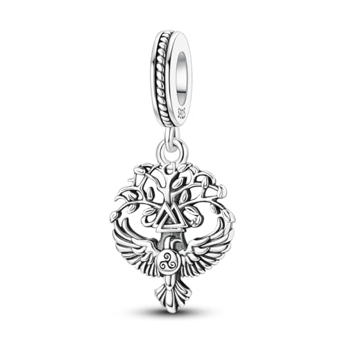 Image of 925 Sterling Silver Charms,Hypoallergenic Beads,Compatible with Pandora Bracelets and Necklaces,Women Holiday Gift Pendants