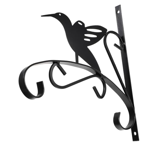 VANZACK アンティーク調アイアン製ガーデンウォールフック 錆びにくい耐久性 高強ケージフック ランタンや小鳥用ハンガー 風鈴や鉢植え吊