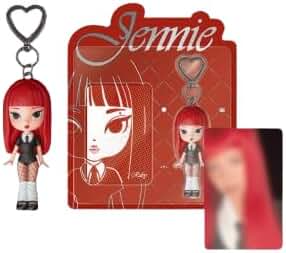 Amazon.com: BLACK'PINK JENNIE - Llavero con figura de rubí oficial