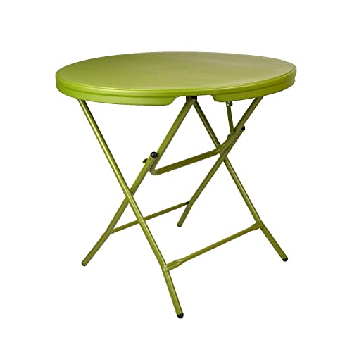 Image of Supreme Blow Moulded Bistro Round Table,Green