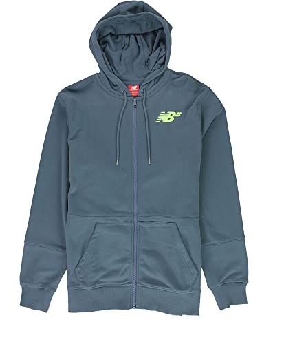 New Balance Mens Numeric Hoodie Sweatshirt, Blue, Small #TOP15