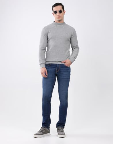Image of Monte Carlo Mens Regular Fit Full Sleeve Solid T Neck Winter Tshirt (Pack of 1)
