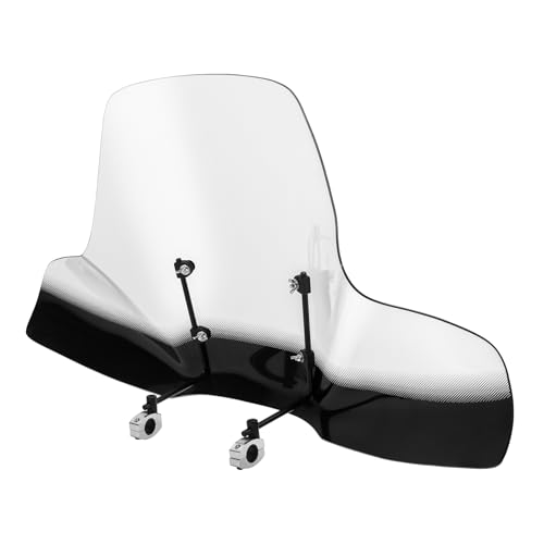 TCMT Motorcycle Large Windshields Clear Windscreen 7/8" 1"