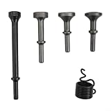 Ampia compatibilità: compatibile con martelli pneumatici di diametro 150 mm, 190 mm e 250 mm, questo set migliora il tuo kit di strumenti esistente senza sforzo.