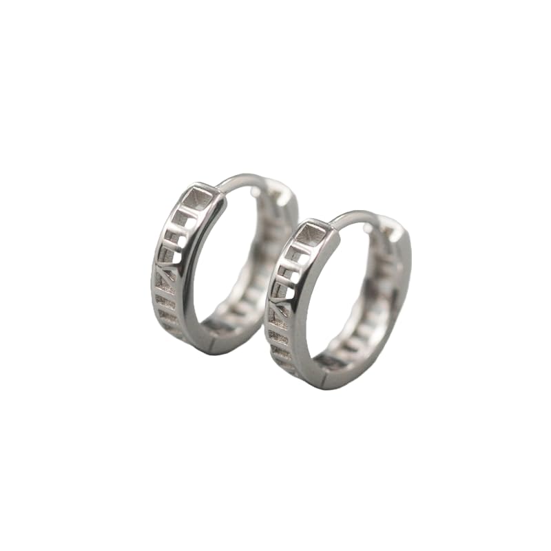 Image of SALTY ALPHA Anti Tarnish Drake Earrings for Men | Ear Hoop for Man | Stylish Fashion Jewellery Accessories for Boys | Minimal Jewelry | Ideal for Gifting | Marriage, Birthday | Gift for Valentine Day
