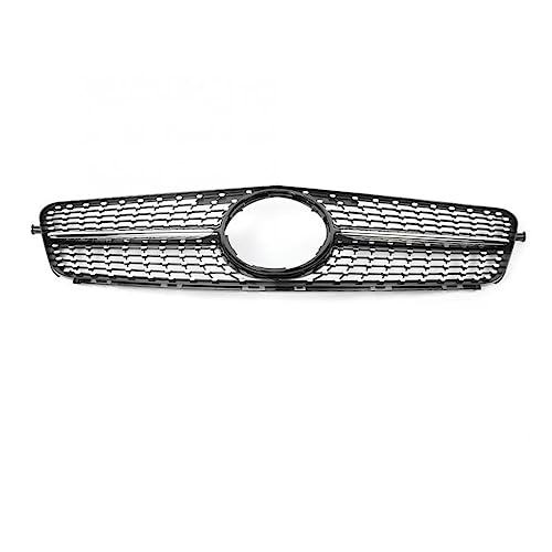 Calandre style diamant pour Mercedes W204 finition noire calandre avant de rechange premium