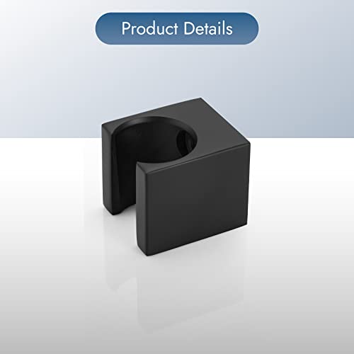 Cinwiny Square Hand Held Sprayer Holder Wall Mounted Matte Black Shower Spray Handheld Shower Head Bracket Solid Brass #TOP5