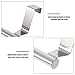 QUMIIRITY 2pcs Stainless Steel Bathroom Towel Rack Wall-Mounted Towel Holder 36cm Large Single Bar Tool-Free Door Hook for Kitchen and Bathroom Storage