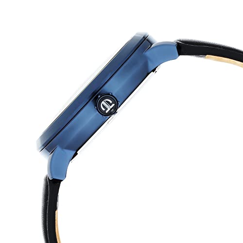 Titan Regalia Maritime Black Dial Analog Leather Strap Watch for Men-NS1828QL04 - Image 3