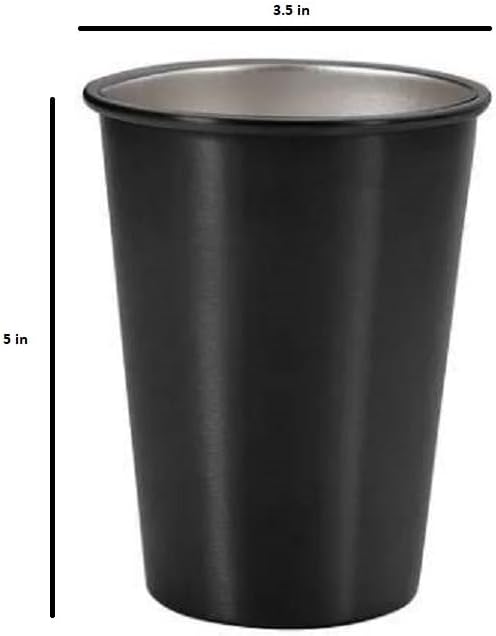 Miniatura 4 de 7 Steps - Vaso de acero inoxidable de 16.9 fl oz  16 oz - Duradero - Reutilizable - Fiesta - Al aire libre - Senderismo - Camping - Picnic - Vaso