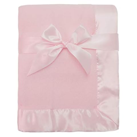 American Baby Company Fleece Decke mit Satin Trim Cover