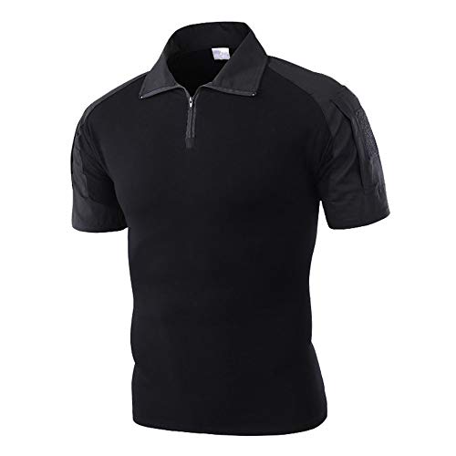 [Tj[] Tactical T-shirt ToCoQ[ GA\tg MA AEghA V[eBO ˌ  ʕ 퓬 ^NeBJ BDU  Robg TVc zʋC - Black - M