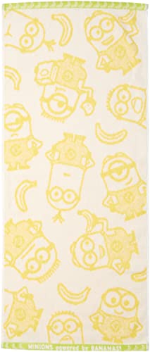 丸眞 フェイスタオル MINION ミニオン ミニオンたっぷり 綿100% 抗菌防臭加工 4805047000