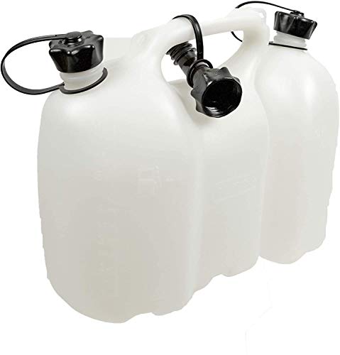 Oregon Kombi-Kanister für Kraftstoff und Kettenöl, 6L + 3L, Transparent
