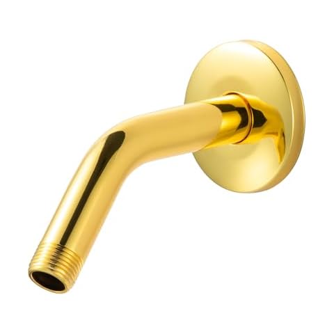 OFFO 6-Inch Gold Shower Arm Cover