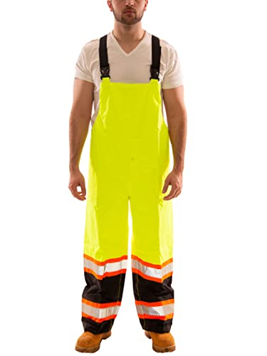 Image of Tingley Icon O24122C Overalls, 4X, High Visibility Fluorescent Yellow-Green