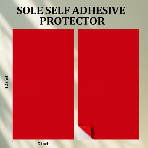 Image of Shoe Sole Protector, 4 Pcs Self Adhesive Shoe Bottom Protector for High Heels, Silicone Anti Slip Shoe Grips on Bottom of Shoes, Sole Guard Non Slip Pads for Shoes(12'' by 5'')