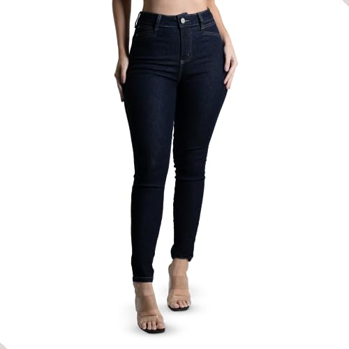 Calça Jeans Feminina Sawary Levanta Bumbum Elastano Lycra Confortável Moda Feminina Bonita (as2, wai