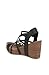 Blowfish Malibu Heidi Wedge Black Dyecut, 8M