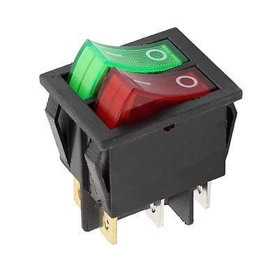 Interrupteur de rechange pour tableau électrique de bateau double SPST