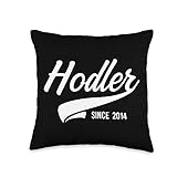 Hodler Since 2014 Hodl BTC Bitcoin Blockchain Cryptocurrency Throw Pillow