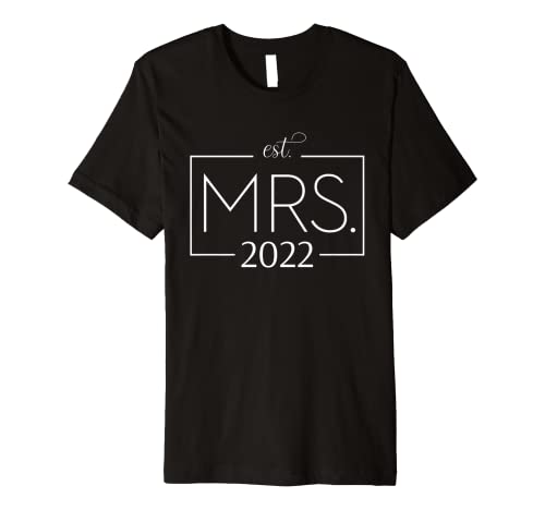 Est Mrs. 2022 - just married honeymoon matching couple Premium T-Shirt