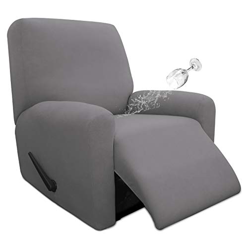 Image of Easy-Going 4 Pieces Waterproof Recliner Chair Slipcover Washable