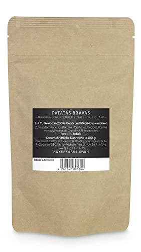 Ankerkraut Patatas Bravas, Gewürz für spanische Kartoffel-Würfel, Dip Quark für Kartoffeln selber herstellen, 200 g im Beutel