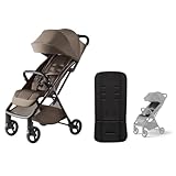 Aprica(アップリカ) B型ベビーカー ヴィット(Viit) 7か月～48か月まで 4歳まで使えるゆったりシート (ココアブラウン) 2218851 + ヴィットシートライナー 2220528【セット買い】