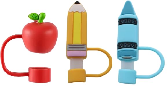 Silicone Straw Toppers - Stanley & More -1