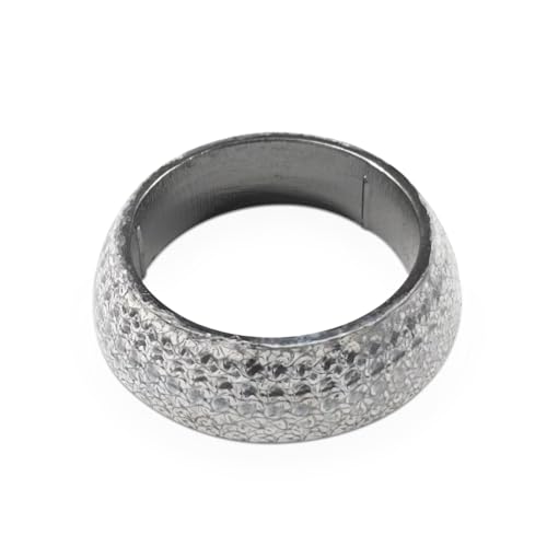ID 45mm Car Exhaust Manifold Gasket, Graphite Exhaust Flange Muffler Gaskets Replacement, Automotive Exhaust Ring Donut Gaskets Seal Mufflers to Prevent Leaking Between Exhaust-Manifold & Exhaust-Pipe