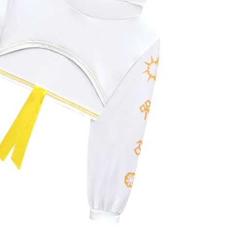 Kids Girls Zombies Character Costume with Wristband, 4-14 Years4