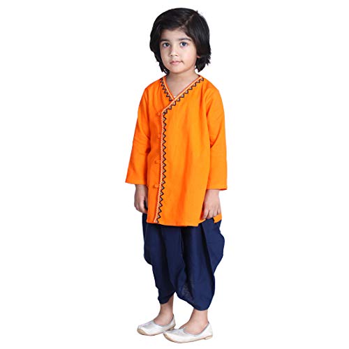 Image of BownBee Kids Ethnic Wear Dhoti Kurta Set | Traditional Festive Clothing for Children | Indian Wedding & Celebration Wear | Comfortable Fit