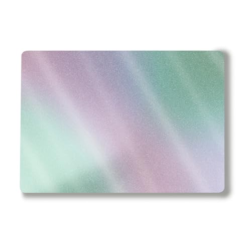 Glossy Glitter Laptop Skin Compatible with Surface Laptop 7 15" (2024) - Cotton Candy - Premium 3M Vinyl Protective Wrap Decal Cover - Easy to Apply | Crafted in The USA by MightySkins