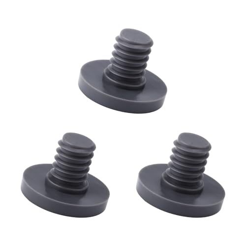 Image of 3pcs Replacement Bolt Compatible with Suncast Storage Sheds, Plastic Storage Sheds Replacement Screws Shed Bolt Kit Accessory Bolt for Suncast Storage Sheds (Grey)
