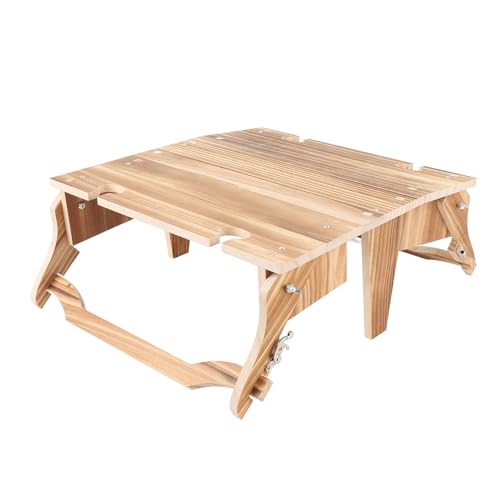 Panier de pique-nique bois plage et bateau pliable élégant - 4