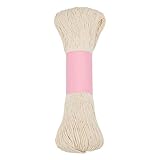 FREEBLOSS 100 m Sashiko Garn 100% Baumwollkordel Quilt Und Stickgarn Zum Nähen von Hand 10 Strängiger Dicker Nähfaden Für Stickzubehör