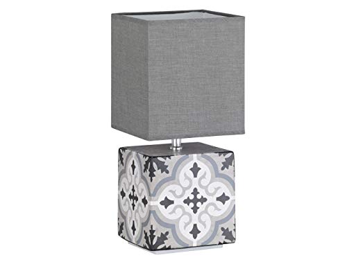 Preisvergleich Produktbild Fischer & Honsel Oriental Tischleuchte, Weiß / Grau