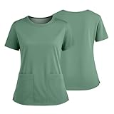 DIYIOUZHOU Aide Soignante Accessoire Tenues Médicales pour Femmes Uniformes Infirmiers Au...