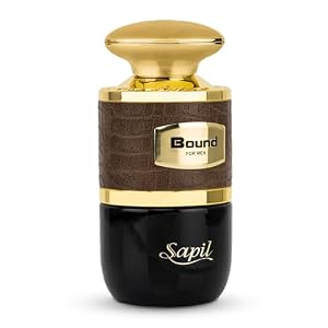 Sapil Bound Eau de Toilette for Men, 100ml – Bold and Fresh Fruity, Spicy, and Amber Fragrance with Tonka, Leather, and Lavender for a Distinct Masculine Signature