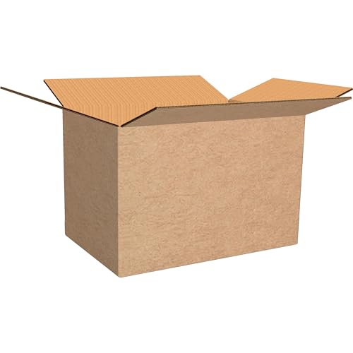 LA MIA SCATOLA - Scatole di Cartone Doppia Onda, 60x40x40 cm, Confezione da 15 Pezzi, Resistenti per Trasloco e Imballaggio FSC® RECYCLED CERT. SGSCH-COC-090125
